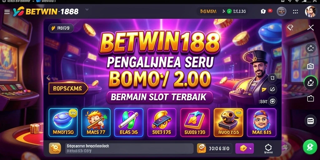Gameplay BETWIN188 yang mengasyikkan dengan fitur slot menarik.