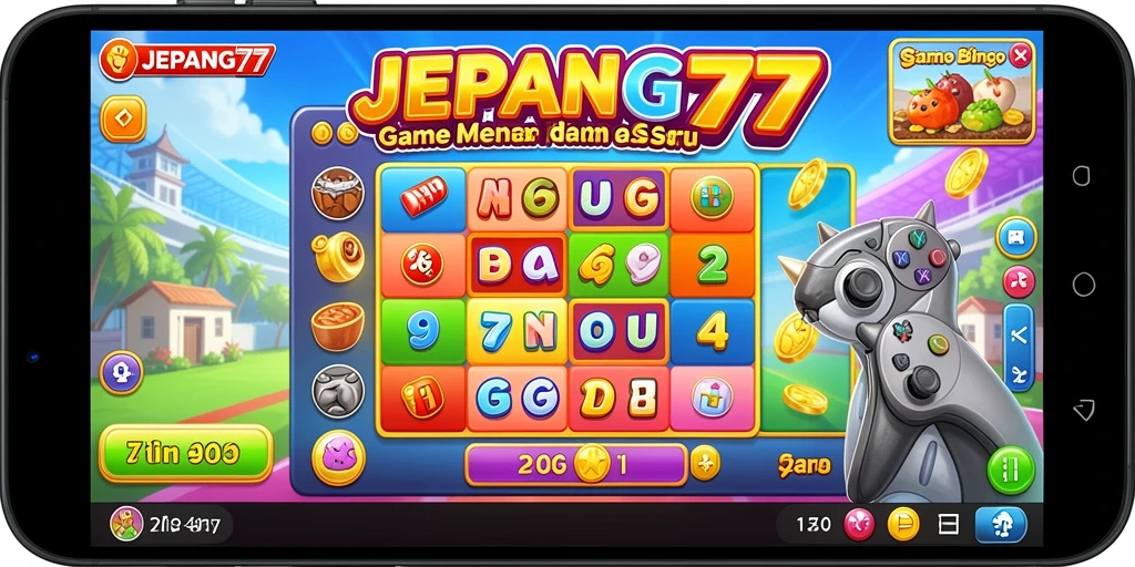 Gameplay seru Bingo di aplikasi JEPANG77 yang menarik