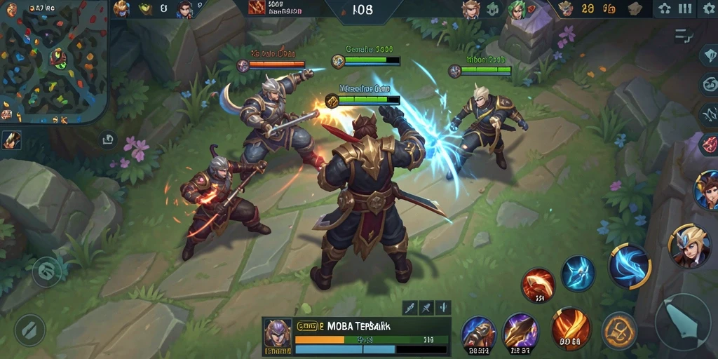 Tampilan gameplay intens dari pertempuran seru di MPO08.