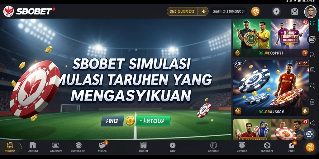 Menampilkan gameplay SBOBET dengan suasana taruhan yang mendebarkan.