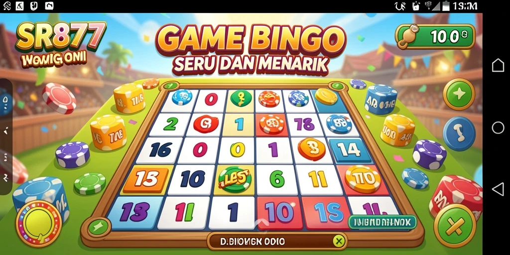Tampilan permainan Bingo yang menarik dan seru.