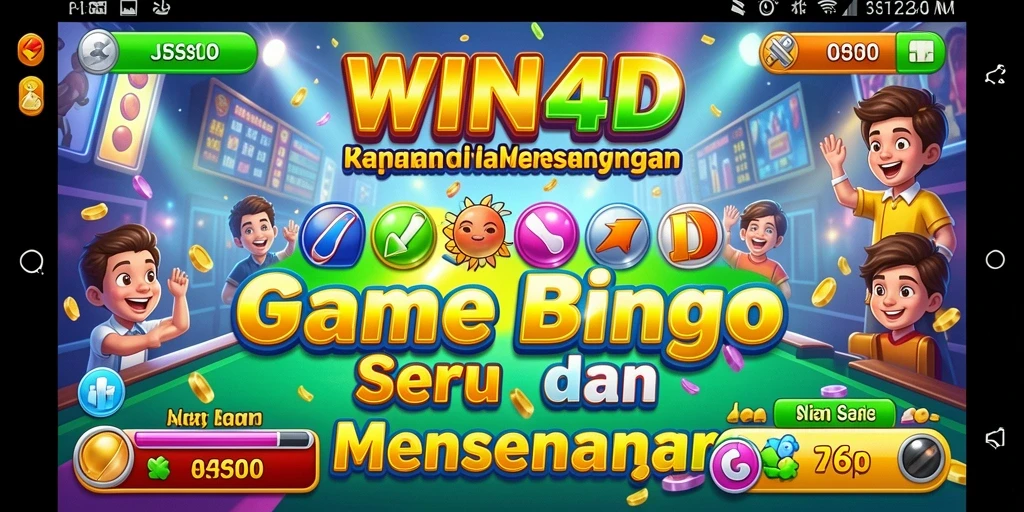 Gameplay Bingo yang seru dan interaktif.